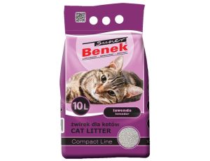 Super Benek Compact Zapachowy Lawenda (ciemny fiolet) 10L