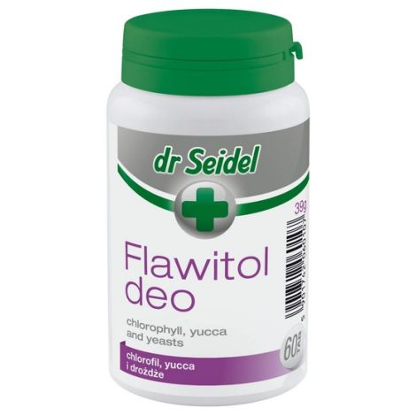 Dr Seidel Flawitol Deo z chlorofilem i Yucca Schidigera 60 tabl.