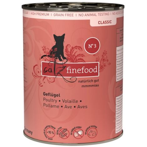 Catz Finefood Classic N.03 Drób puszka 400g