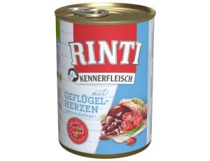 Rinti Kennerfleisch Geflugelherzen pies - serca drobiowe puszka 400g