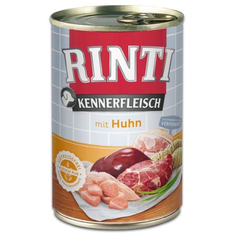 Rinti Kennerfleisch Huhn pies - kurczak puszka 400g - 2