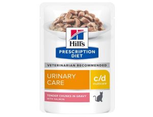 Hill's Prescription Diet c/d Feline z Łososiem saszetka 85g