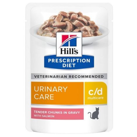 Hill's Prescription Diet c/d Feline z Łososiem saszetka 85g