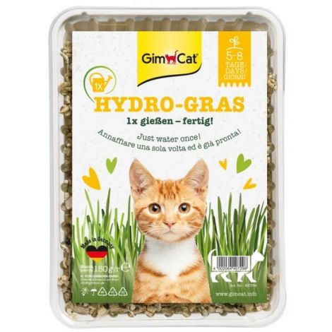 Gimpet Hydro-Gras - Trawa z hydrogranulkami dla kota - pojemnik 150g