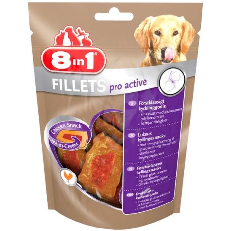 8in1 Fillets Pro Active - przekąska na stawy 80g - 2