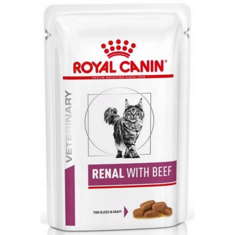 Royal Canin Veterinary Diet Feline Renal Wołowina saszetka 85g