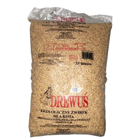 Drewuś 35L (15kg) żwir drewniany