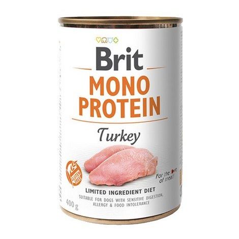 Brit Mono Protein Turkey puszka 400g