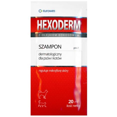 Hexoderm - szampon dermatologiczny saszetka 20ml - 1 sztuka