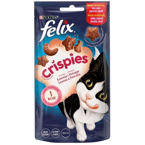 Felix Crispies Łosoś i Pstrąg 45g