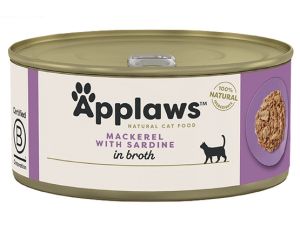 Applaws puszka dla kota Makrela i Sardynki 70g