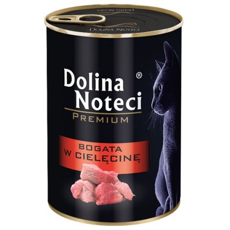 Dolina Noteci Premium Kot Bogata w cielęcinę puszka 400g