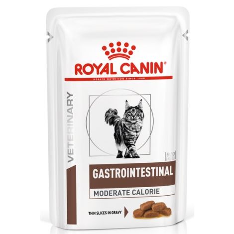 Royal Canin Veterinary Diet Feline Gastrointestinal Moderate Calorie saszetka 85g