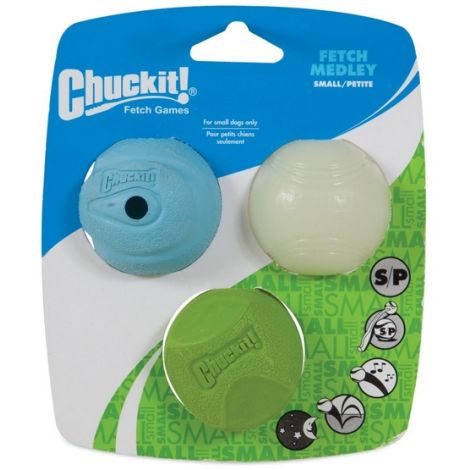 Chuckit! Fetch Medley Small 3pak [205101]