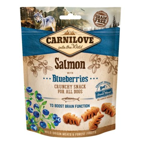 Carnilove Dog Snack Fresh Crunchy Salmon+Blueberries 200g