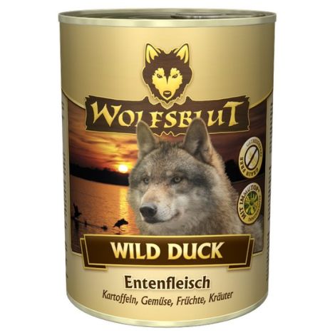 Wolfsblut Dog Wild Duck - kaczka i ziemniaki puszka 395g