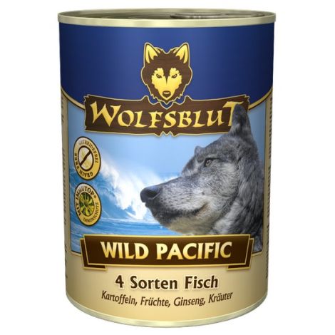 Wolfsblut Dog Wild Pacific - ryby i ziemniaki puszka 395g