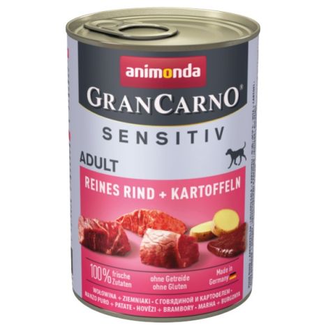 Animonda GranCarno Sensitiv Wołowina + ziemniaki puszka 400g - 2