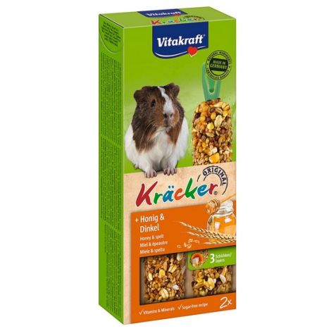 Vitakraft Kracker 2szt Świnka morska miód & orkisz 112g [10640]