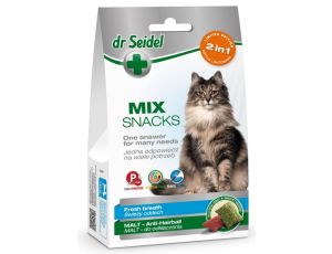 Dr Seidel Smakołyki dla kotów 2w1 malt/oddech 60g