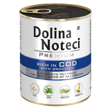 Dolina Noteci Premium Pies Dorsz i brokuły puszka 800g