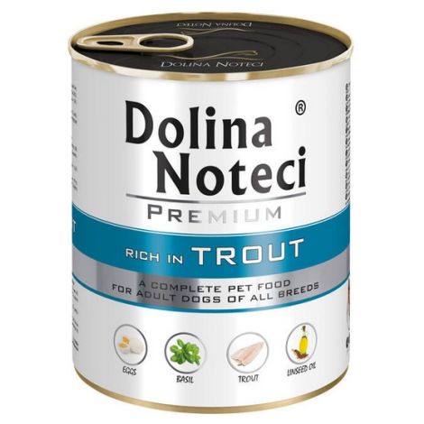 Dolina Noteci Premium Pies Pstrąg puszka 800g