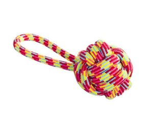 Dingo Piłka plecionka ze sznura 250g/27cm