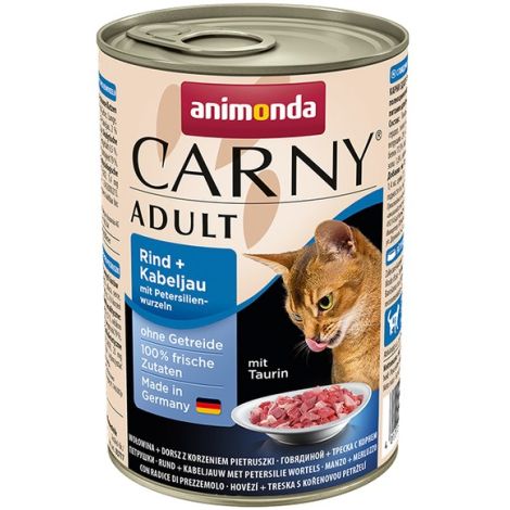 Animonda Carny Adult Wołowina, Dorsz + Korzeń pietruszki puszka 400g - 2