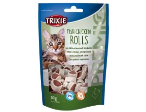 Trixie Premio Fish Chicken Rolls - krążki z kurczakiem i łososiem [42702]