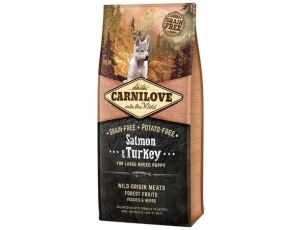 Carnilove Dog Salmon & Turkey Large Puppy - łosoś i indyk 1,5kg