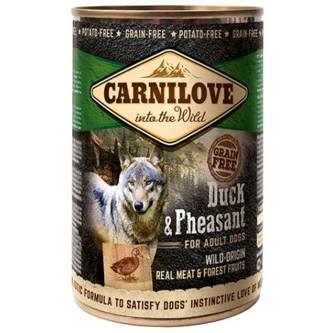 Carnilove Dog Wild Meat Duck & Pheasant Adult - kaczka i bażant puszka 400g