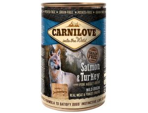 Carnilove Dog Wild Meat Salmon & Turkey Adult - łosoś i indyk puszka 400g