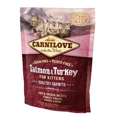 Carnilove Cat Salmon & Turkey for Kittens - łosoś i indyk 400g