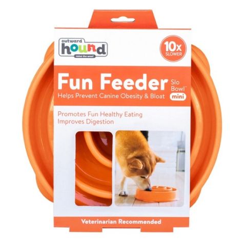 Outward Hound Fun Feeder Mini Miska spowalniająca pomarańczowa [51004] - 2