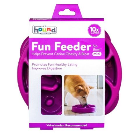 Outward Hound Fun Feeder Mini Miska spowalniająca fioletowa [51005] - 2