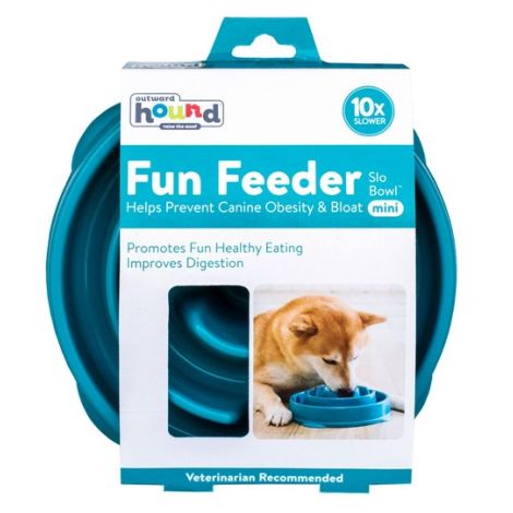 Outward Hound Fun Feeder Mini Miska spowalniająca turkusowa [51006] - 2