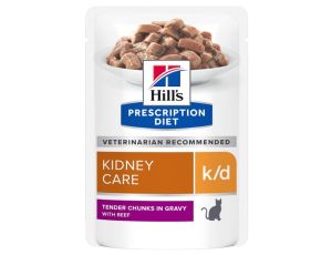 Hill's Prescription Diet k/d Feline Wołowina saszetka 85g