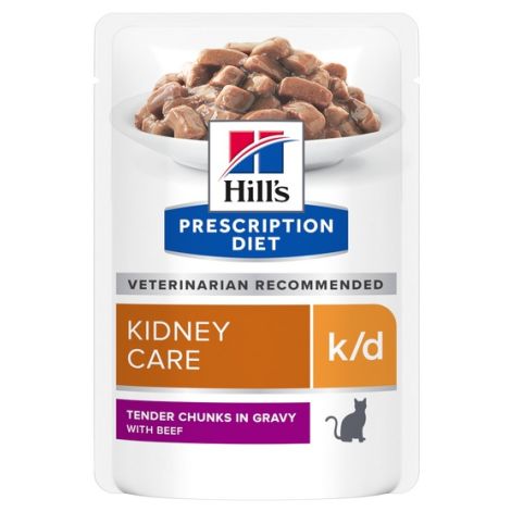 Hill's Prescription Diet k/d Feline Wołowina saszetka 85g