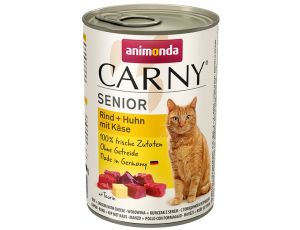 Animonda Carny Senior Wołowina, Kurczak + Ser puszka 400g