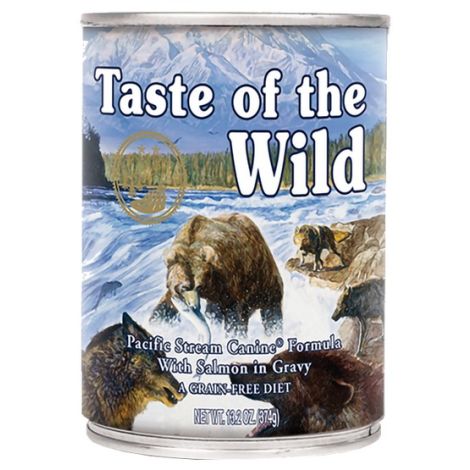 Taste of the Wild Pacific Stream Canine z mięsem z łososia puszka 390g