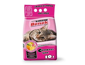Super Benek Compact Zapachowy Cytrusowa Świeżość (różowy) 10L