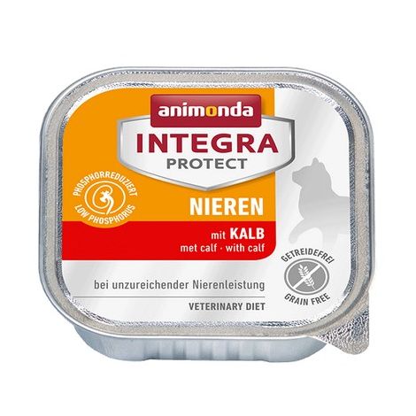 Animonda Integra Protect Nieren dla kota - z cielęciną tacka 100g