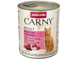 Animonda Carny Adult Wołowina, Indyk + Krewetki puszka 800g