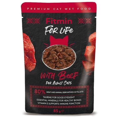 Fitmin Cat For Life Adult Beef saszetka 85g