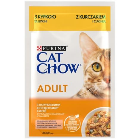 Purina Cat Chow Kurczak i cukinia saszetka 85g