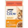 Purina Cat Chow Wołowina i bakłażan saszetka 85g - 2