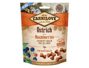 Carnilove Dog Snack Fresh Crunchy Ostrich+Blackberries 200g
