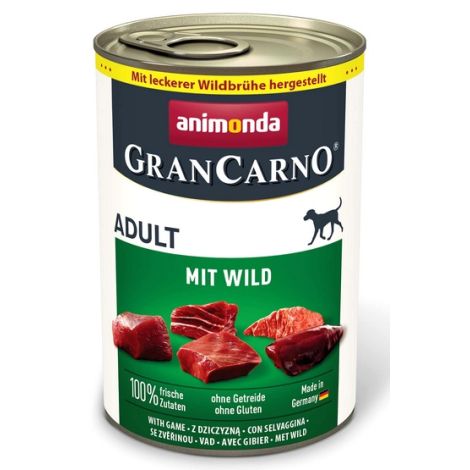 Animonda GranCarno Original Adult Wild Dziczyzna puszka 400g