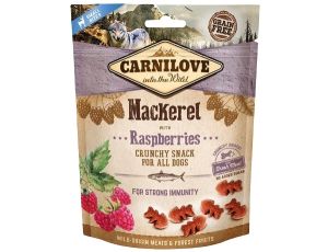 Carnilove Dog Snack Fresh Crunchy Mackerel+Raspberries 200g