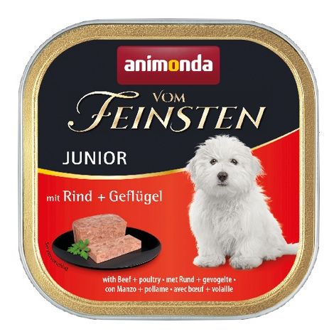 Animonda vom Feinsten Dog Junior Wołowina i Drób 150g